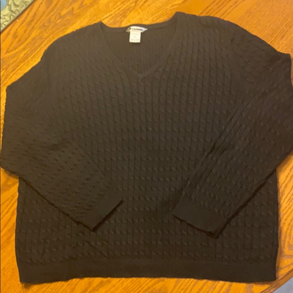 Nygard Collection - Black cable knit sweater!